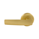 Neue Aurora Passage Lever Set in Satin Brass