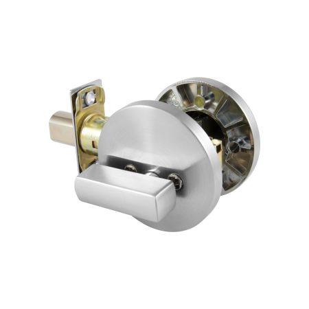 TradePro Cass Single Cylinder Deadbolt in Satin Chrome