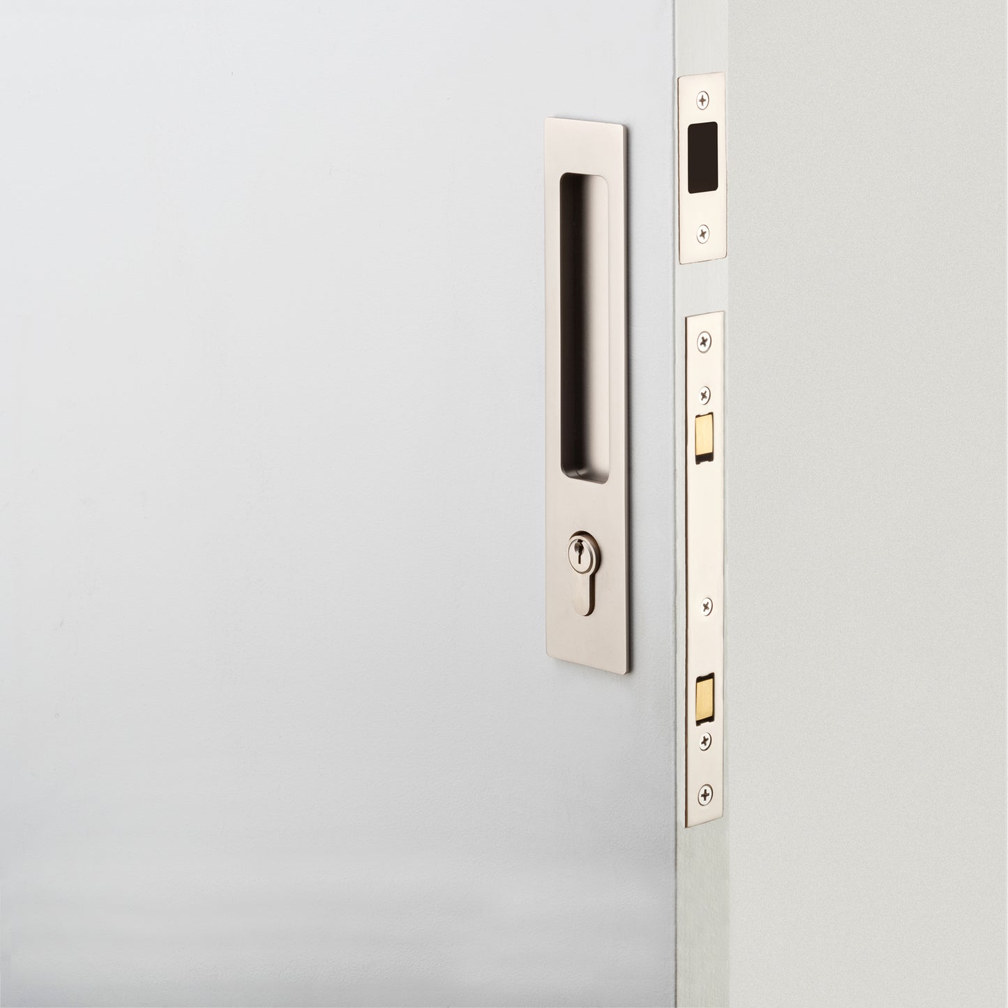 Rectangular Sliding Door Pull Entrance Kit with High Security Lock