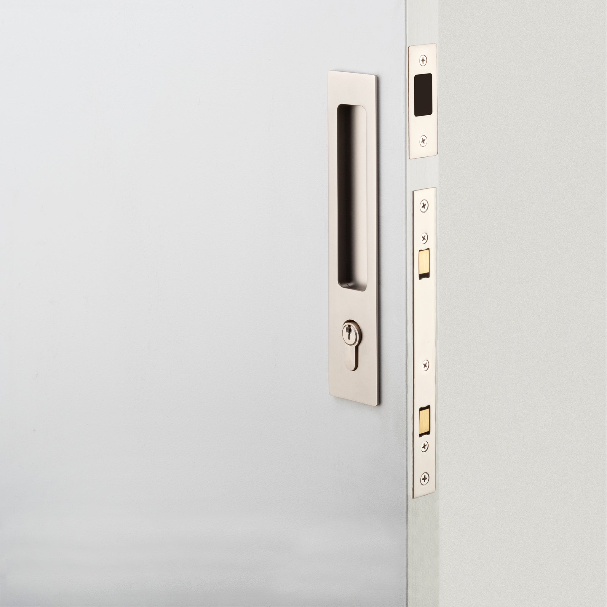 Rectangular Sliding Door Pull Entrance Kit with High Security Lock