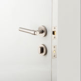Helsinki Lever - Round Rose Privacy Kit with Separate Privacy Turn