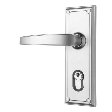 Trilock Traditional Double Cylinder Entrance Lever Set