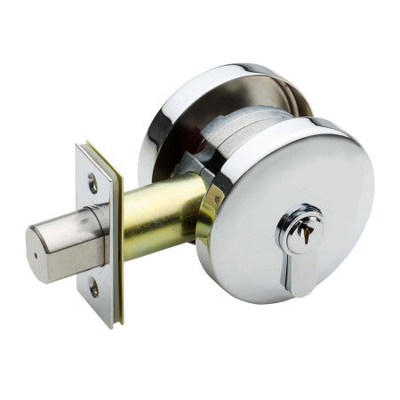 Neue Smooth Round Double Cylinder Deadbolt