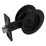 Circular Privacy Sliding Cavity Set in Matte Black