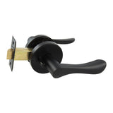 Choice Florence Privacy Lever Set in Matte Black
