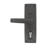 Trilock Urban Aurora Double Cylinder Entrance Lever Set in Satin Graphite