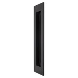 Rectangular Flush Pull 150mm in Matte Black