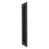 Rectangular Flush Pull 250mm in Matte Black