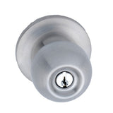 TradePro Colton Entrance Key-in-Knob Set in Stainless Steel