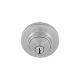 TradePro Cass Single Cylinder Deadbolt in Satin Chrome