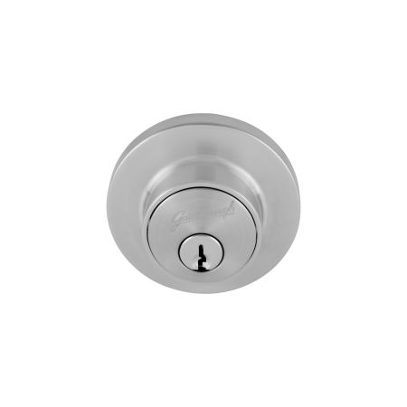TradePro Cass Single Cylinder Deadbolt in Satin Chrome