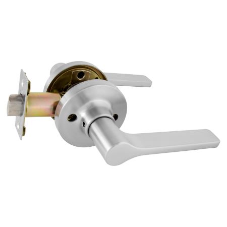 TradePro Adel Passage Lever Set in Satin Chrome