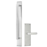 Trilock Omni Accent Allure Dummy Trim Pull Handle Entrance Set in Stainless Steel