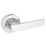 Neue Angular Round Rose Privacy Lever Set