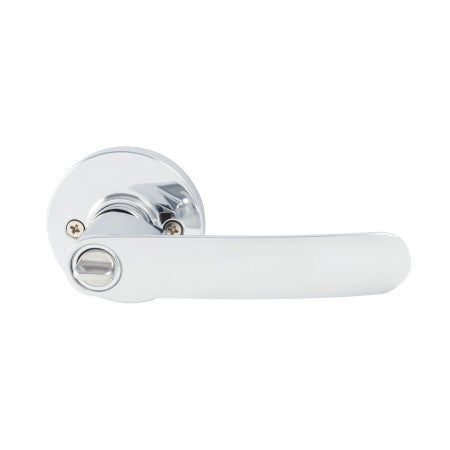 Neue Contour Entrance Key Lever Set in Bright Chrome