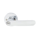 Neue Contour Entrance Key Lever Set in Bright Chrome