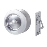Circular Passage Sliding Cavity Set in Brushed Satin Chrome