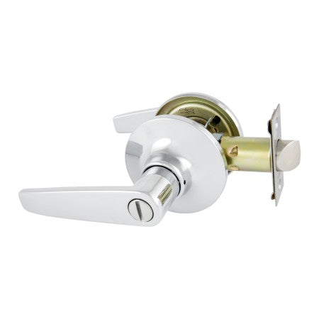 TradePro Tristan Privacy Lever Set in Bright Chrome