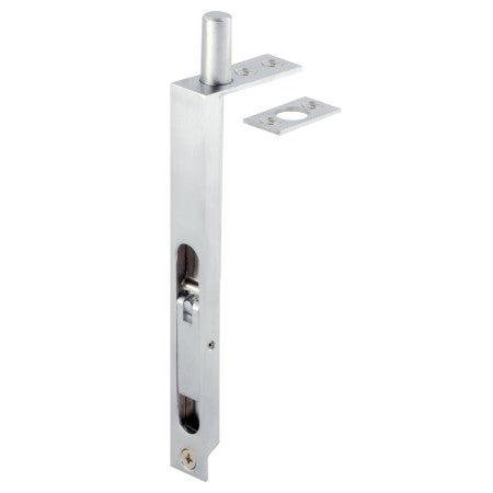 150mm Flush Bolt in Satin Chrome