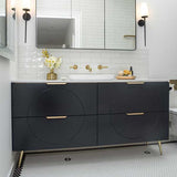 Timberline Sutherland House Retro Freestanding Vanity 1500mm - The Blue Space