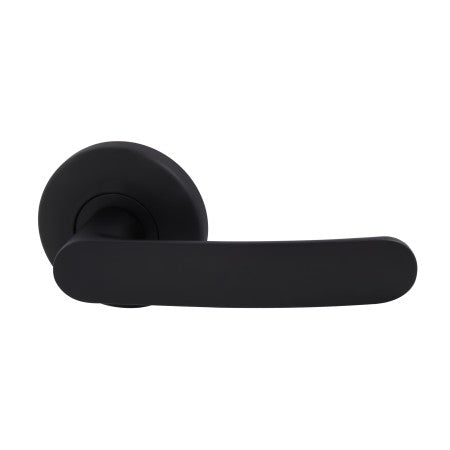 Neue Contour Passage Lever Set in Matte Black