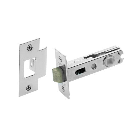 T Strike Rectangular Face Tubular Latch with 60mm Backset