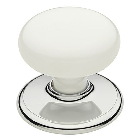 Classic Series White Passage Knob Set
