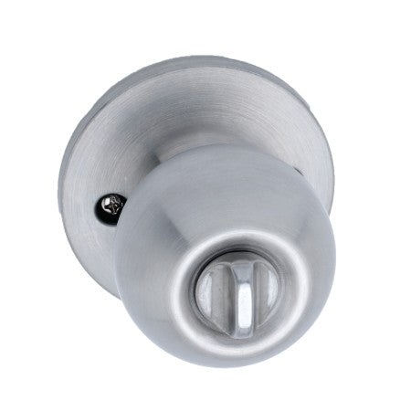 TradePro Colton Privacy Knob Set in Stainless Steel