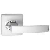 Neue Angular Square Rose Privacy Lever Set