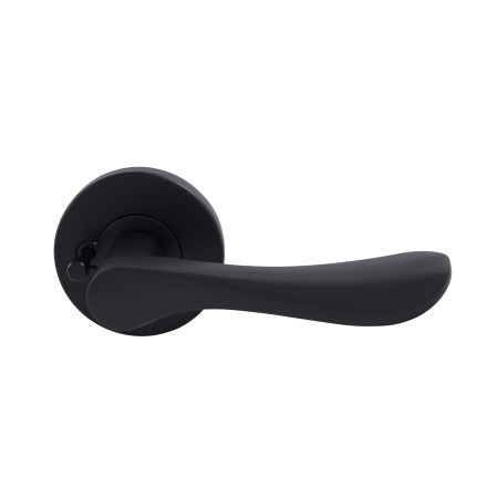 Choice Florence Privacy Lever Set in Matte Black