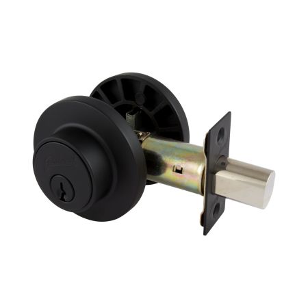 TradePro Cass Double Cylinder Deadbolt in Matte Black