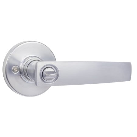 Neue Aurora Lever Lock Set in Brushed Satin Chrome
