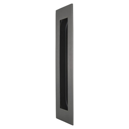 Rectangular Flush Pull 150mm in Satin Graphite