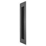 Rectangular Flush Pull 150mm in Satin Graphite