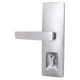 Trilock Urban Aurora Double Cylinder Entrance Lever Set in Brushed Satin Chrome
