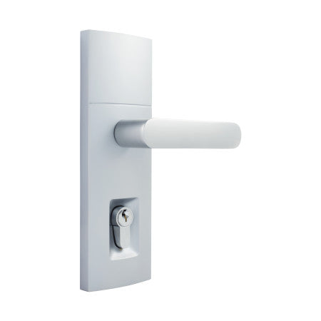Trilock Contemporary Contour Double Cylinder Entrance Lever Set