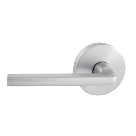 Avant with QuickFix Alba Passage Lever Set in Brushed Satin Chrome