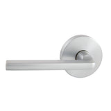 Avant with QuickFix Alba Passage Lever Set in Brushed Satin Chrome