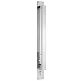 Trilock Omni Back to Back Double Cylinder Pull Handle Entrance Set in Polished Stainless Steel