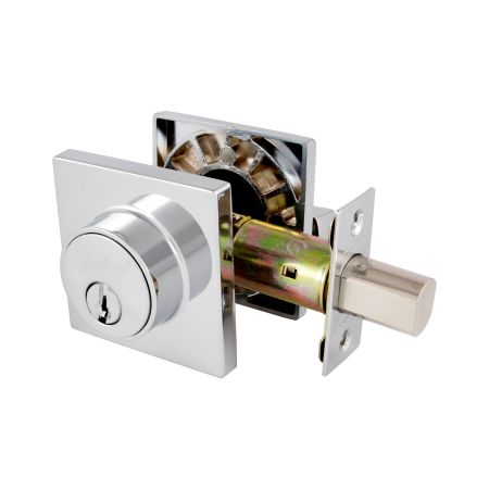 TradePro Dani Double Cylinder Deadbolt in Bright Chrome