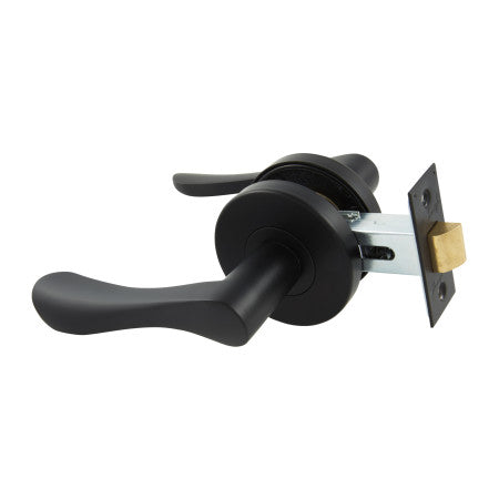 Choice Florence Passage Lever Set in Matte Black
