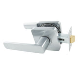 Choice Harper Square Passage Lever Set in Satin Chrome