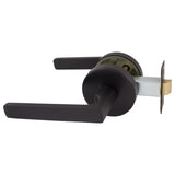 Avant with QuickFix Rivera Passage Lever Set in Matte Black with Latch
