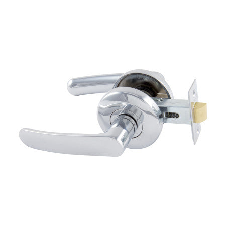 Neue Contour Passage Lever Set in Bright Chrome
