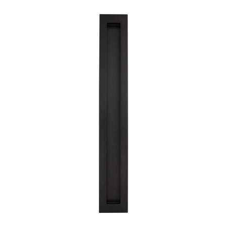 Rectangular Flush Pull 350mm in Matte Black