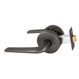 Avant with QuickFix Sierra Privacy Lever Set with Latch in Satin Graphite