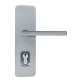 Trilock Cove Lianna Double Cylinder Entrance Lever Set in Satin Chrome