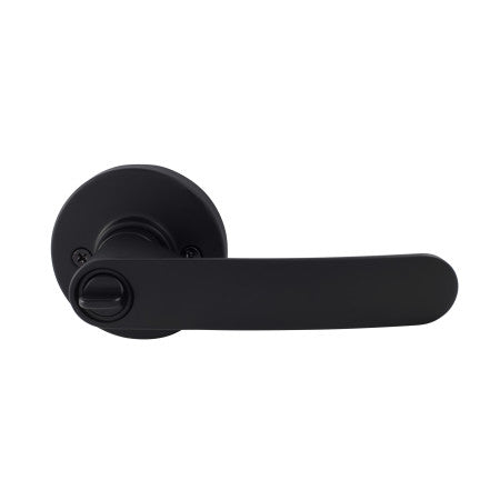 Neue Contour Entrance Key Lever Set in Matte Black