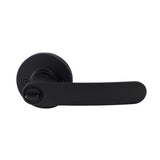 Neue Contour Entrance Key Lever Set in Matte Black
