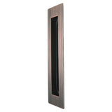 Rectangular Flush Pull 150mm in Aged Brushed Copper
